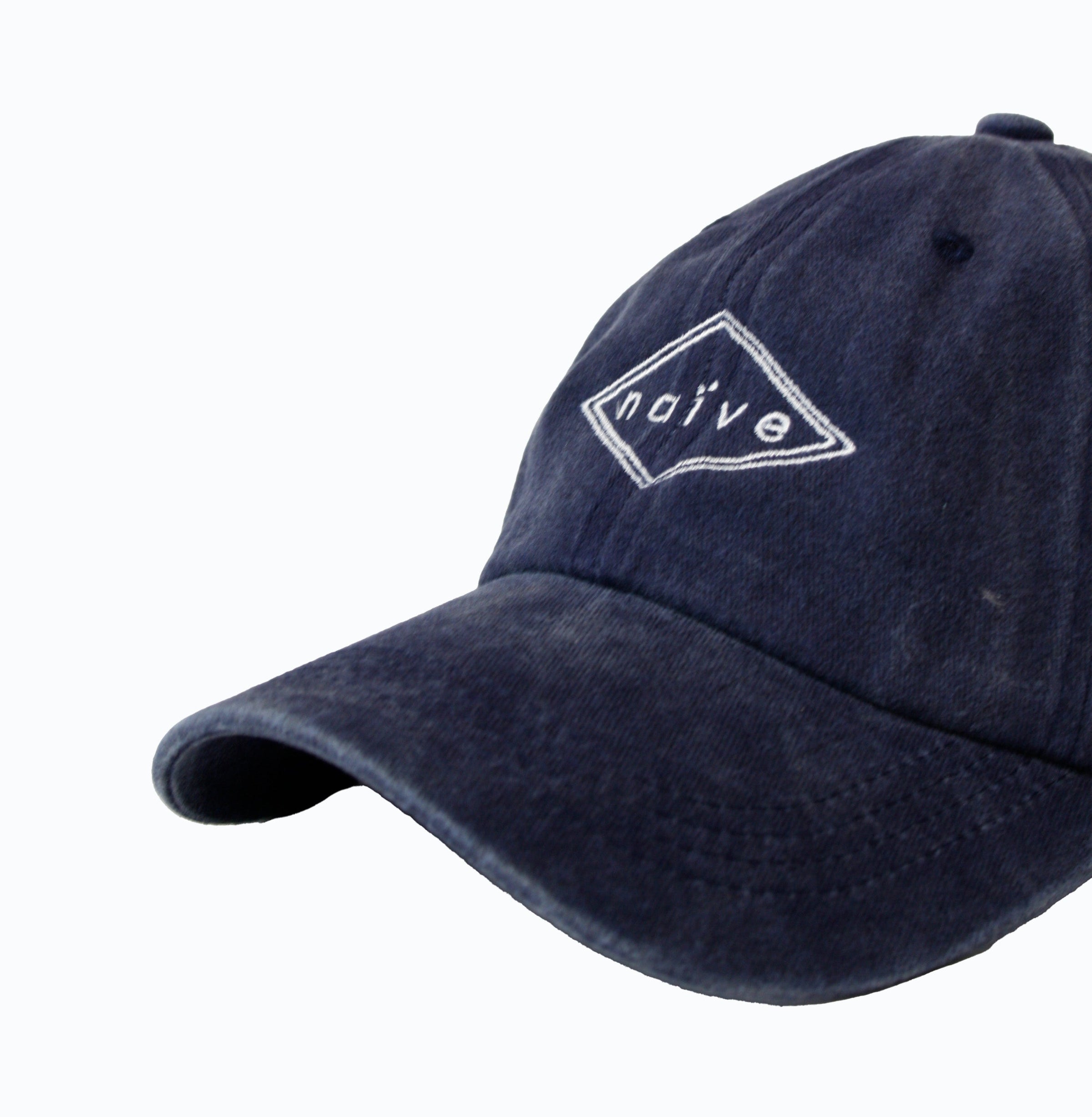 GORRA AZUL LOGO BLANCO