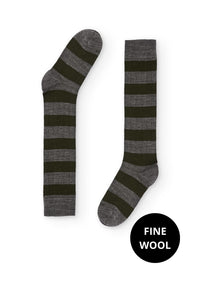 RUGBY GRIS MELANGE - VERDE LANA