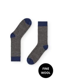 LISO GRIS MELANGE LANA