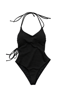 BAÑADOR NEGRO LISO