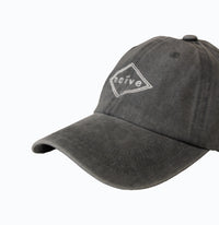 GORRA GRIS LOGO BLANCO