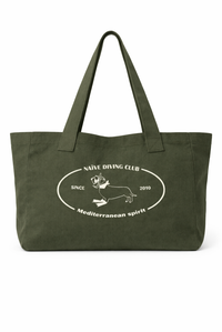 BOLSA DE PLAYA VERDE CAQUI