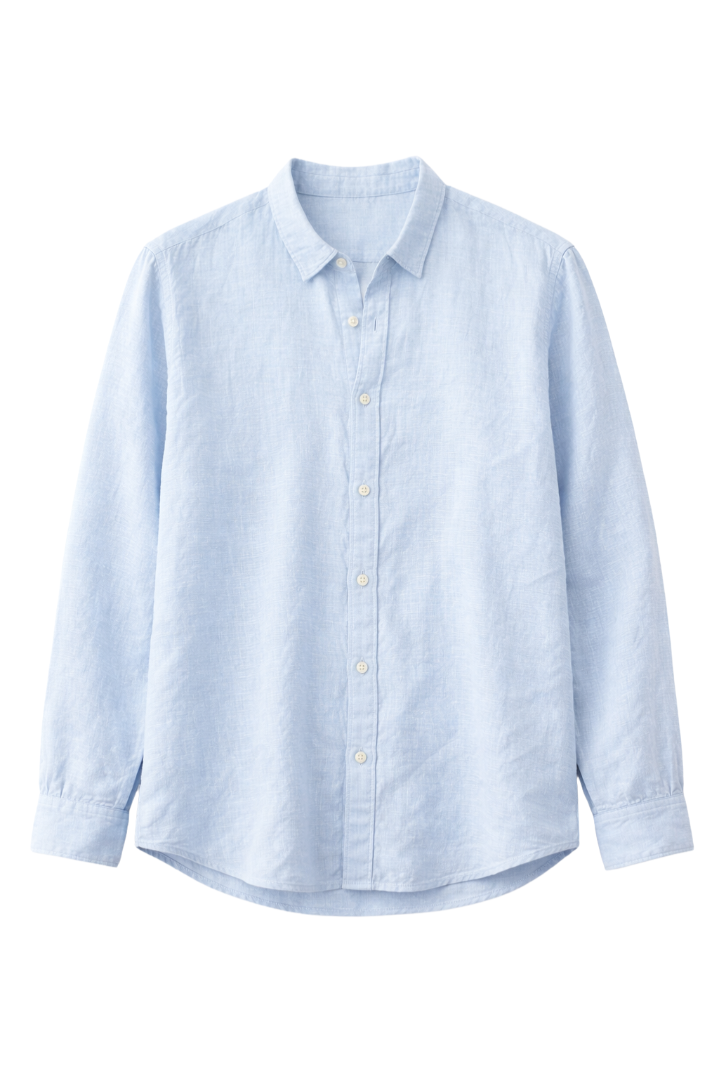 CAMISA LINO AZUL CIELO