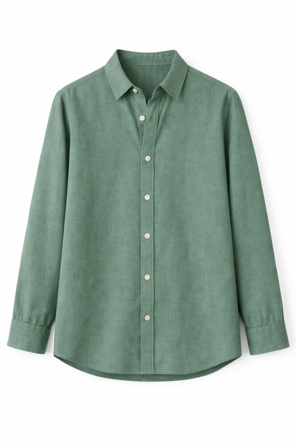 CAMISA LINO VERDE CLARO