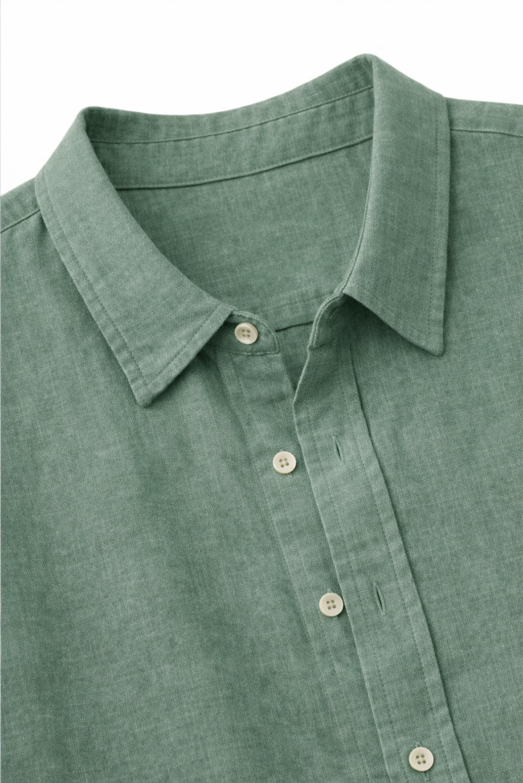 CAMISA LINO VERDE CLARO