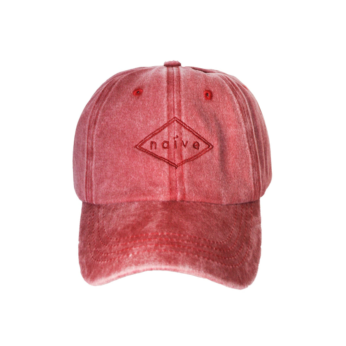 BURGUNDY WASHED CAP