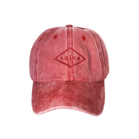 BURGUNDY WASHED CAP