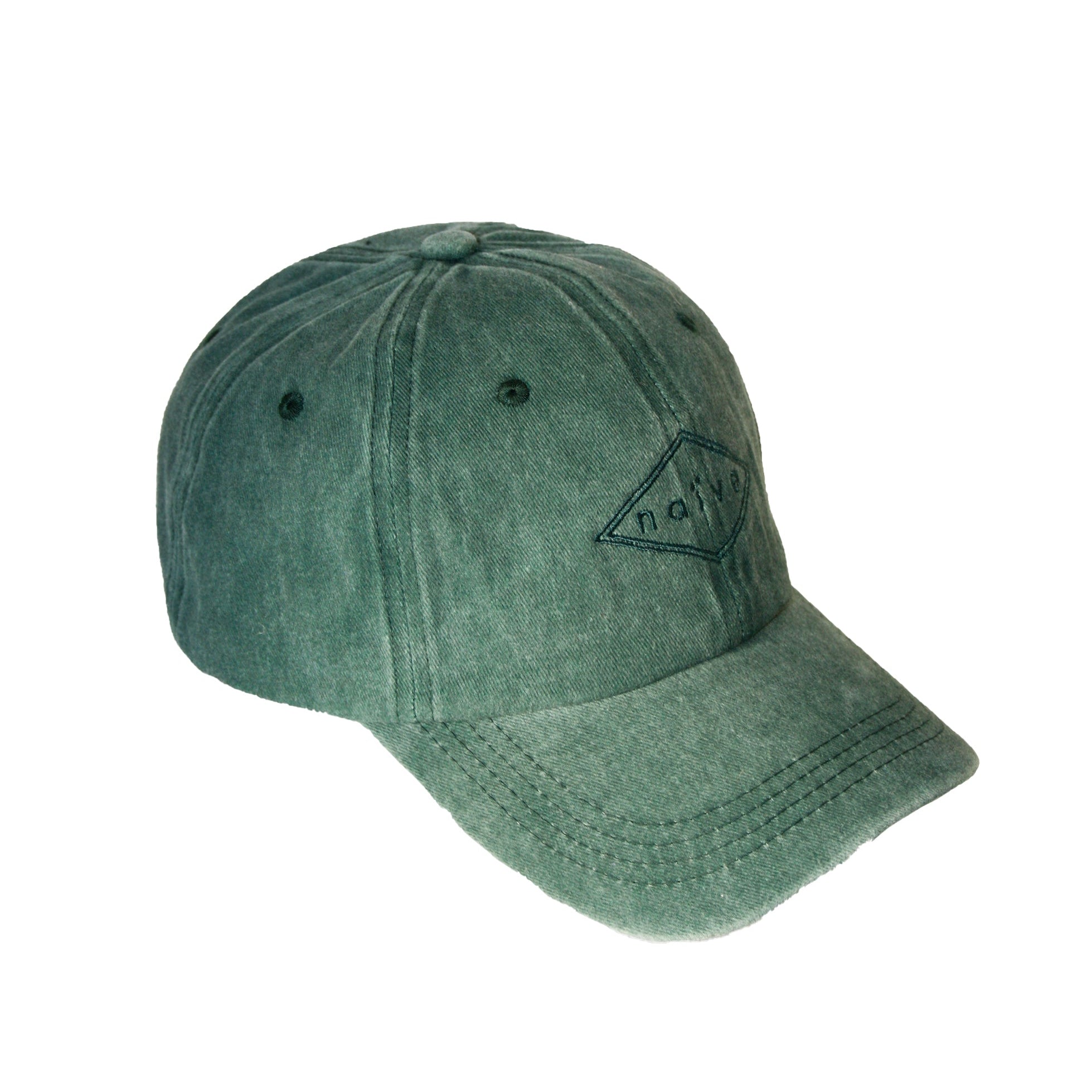 GREEN WASHED CAP
