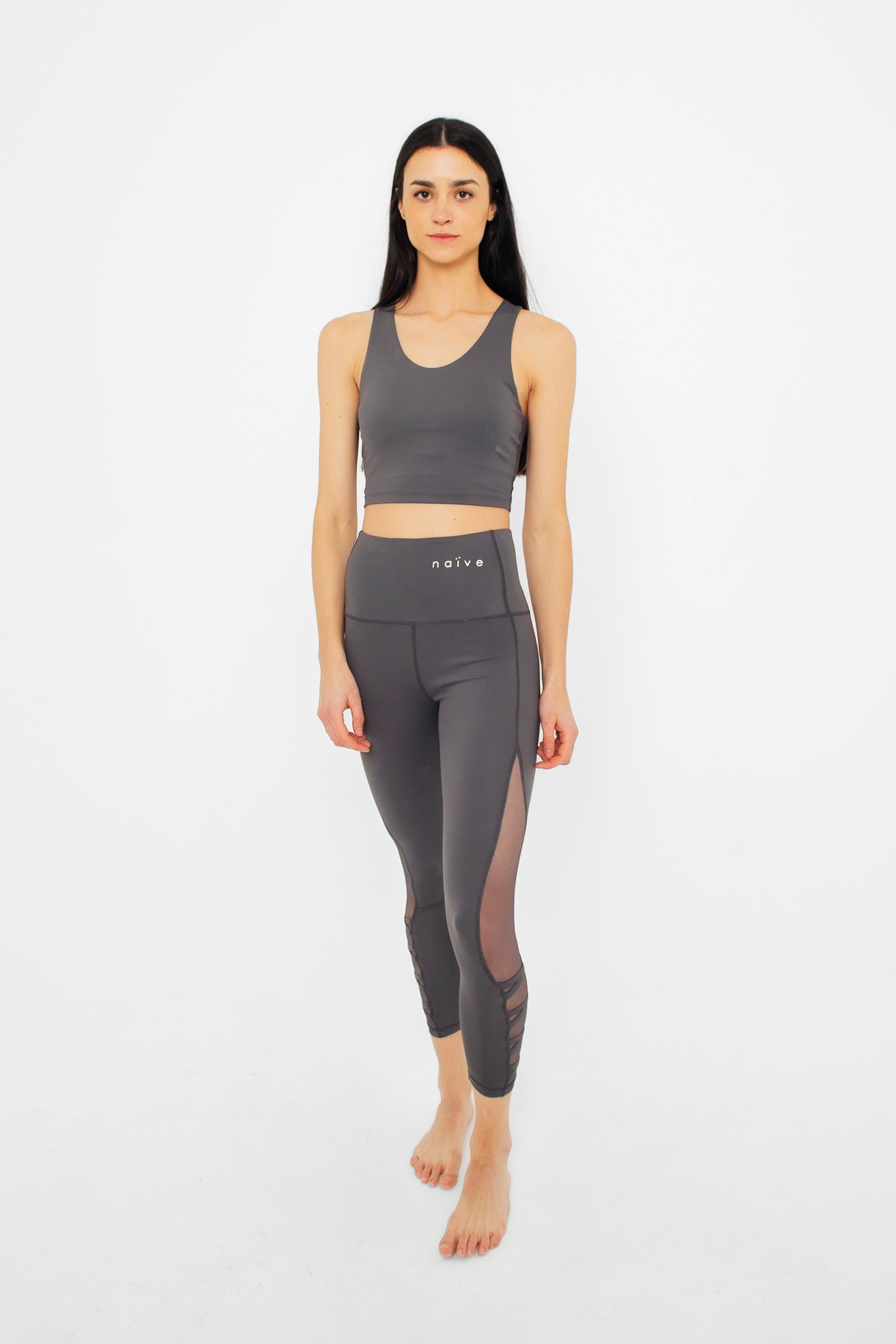 LEGGING CRUZADO ANTRACITA