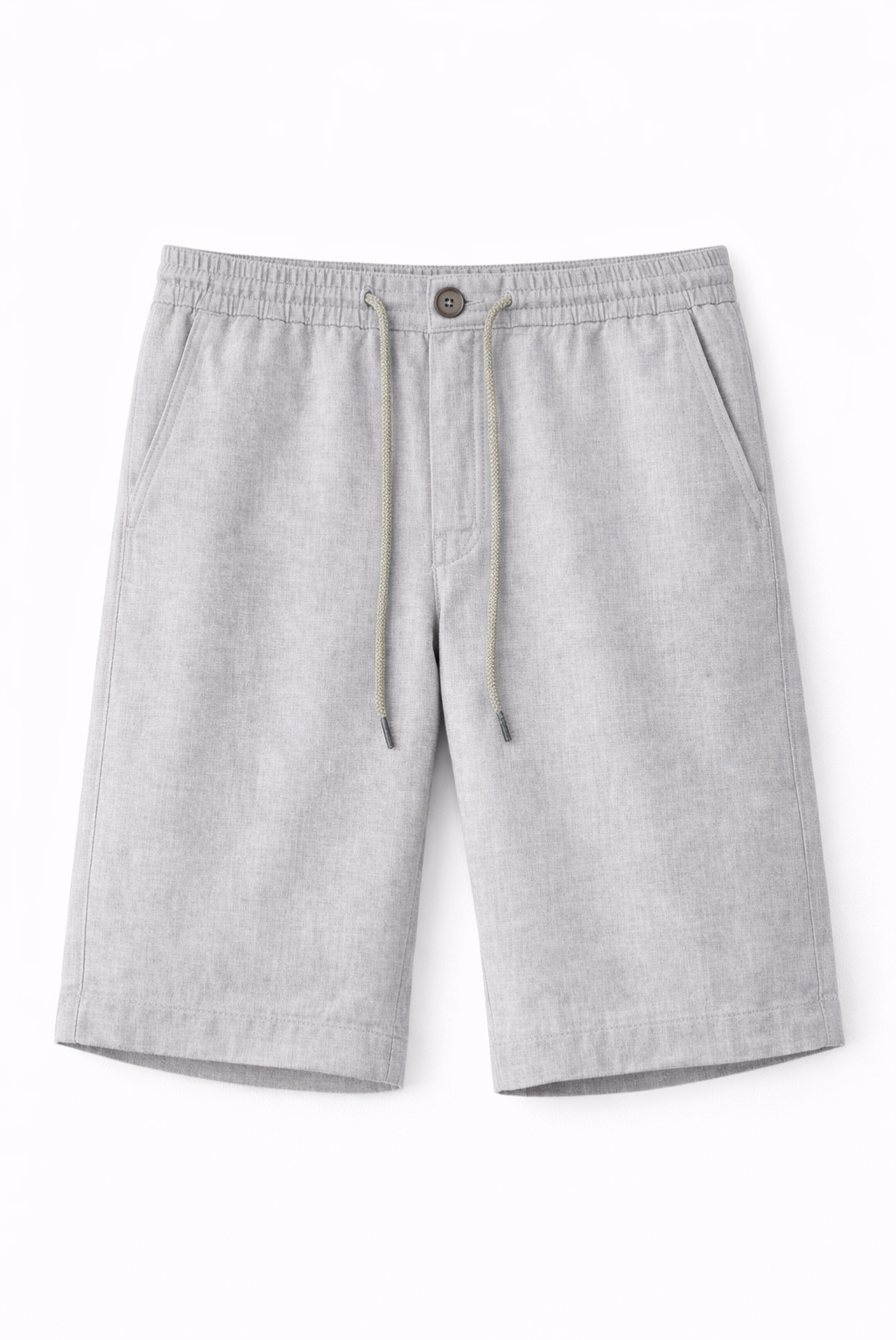 BERMUDA LINO GRIS CLARO