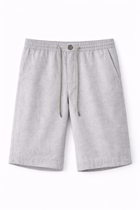 BERMUDA LINO GRIS CLARO