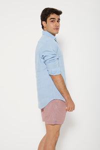 CAMISA LINO AZUL CLARO