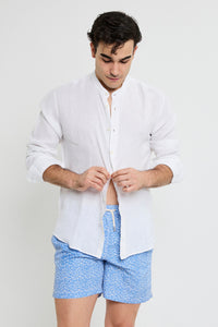 CAMISA LINO BLANCA MAO