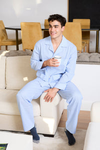 PIJAMA HOMBRE ALGODÓN MIL RAYAS
