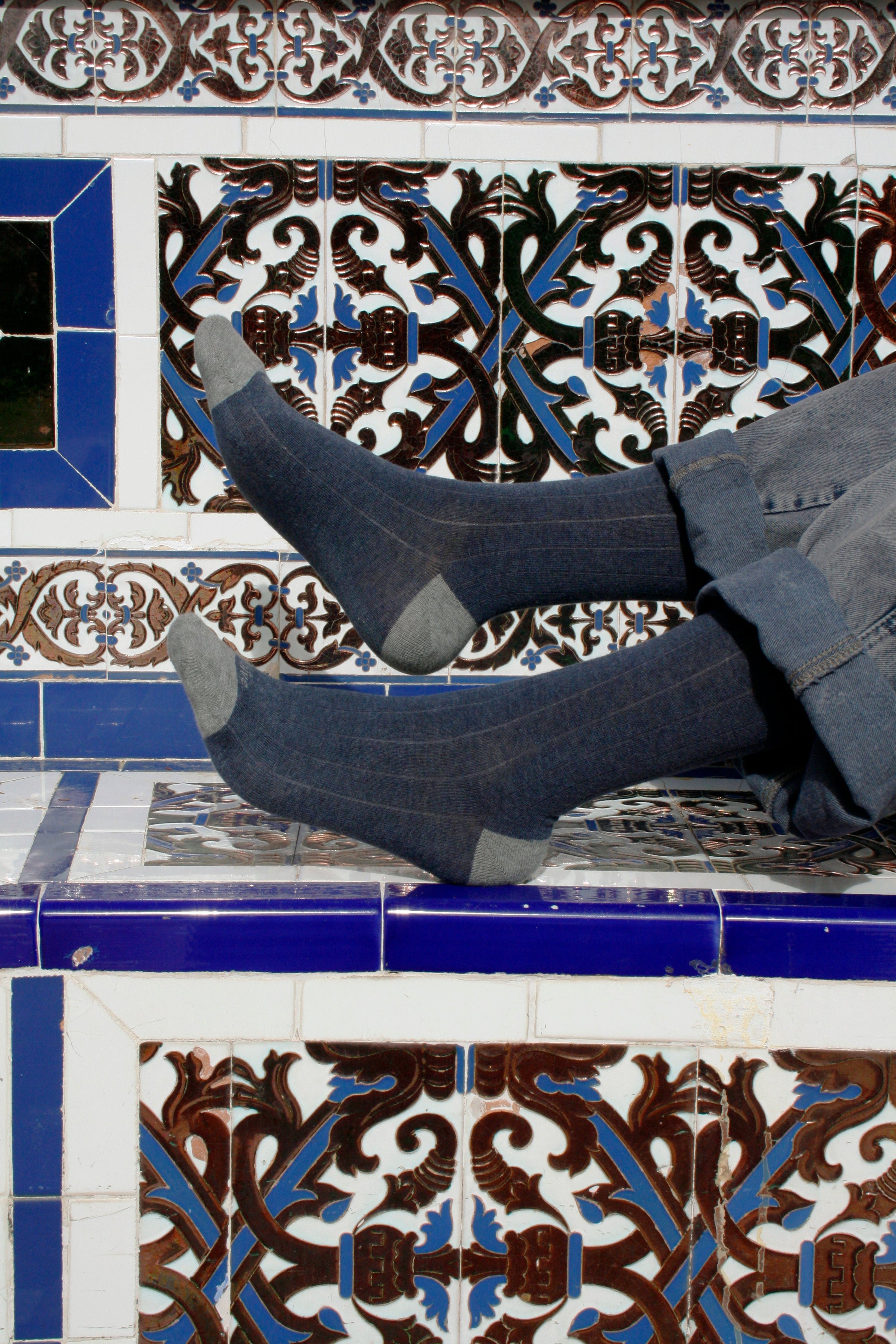 LISO AZUL JASPEADO
