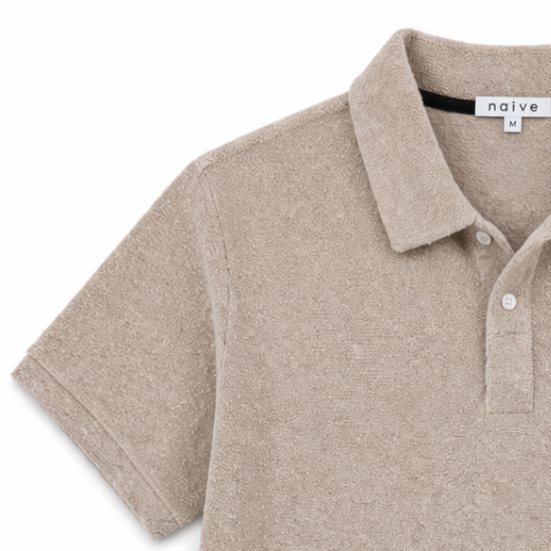 POLO TERRY BEIGE