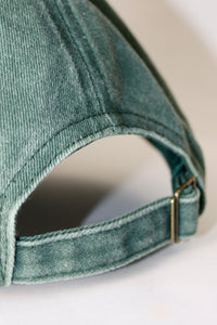 GREEN WASHED CAP