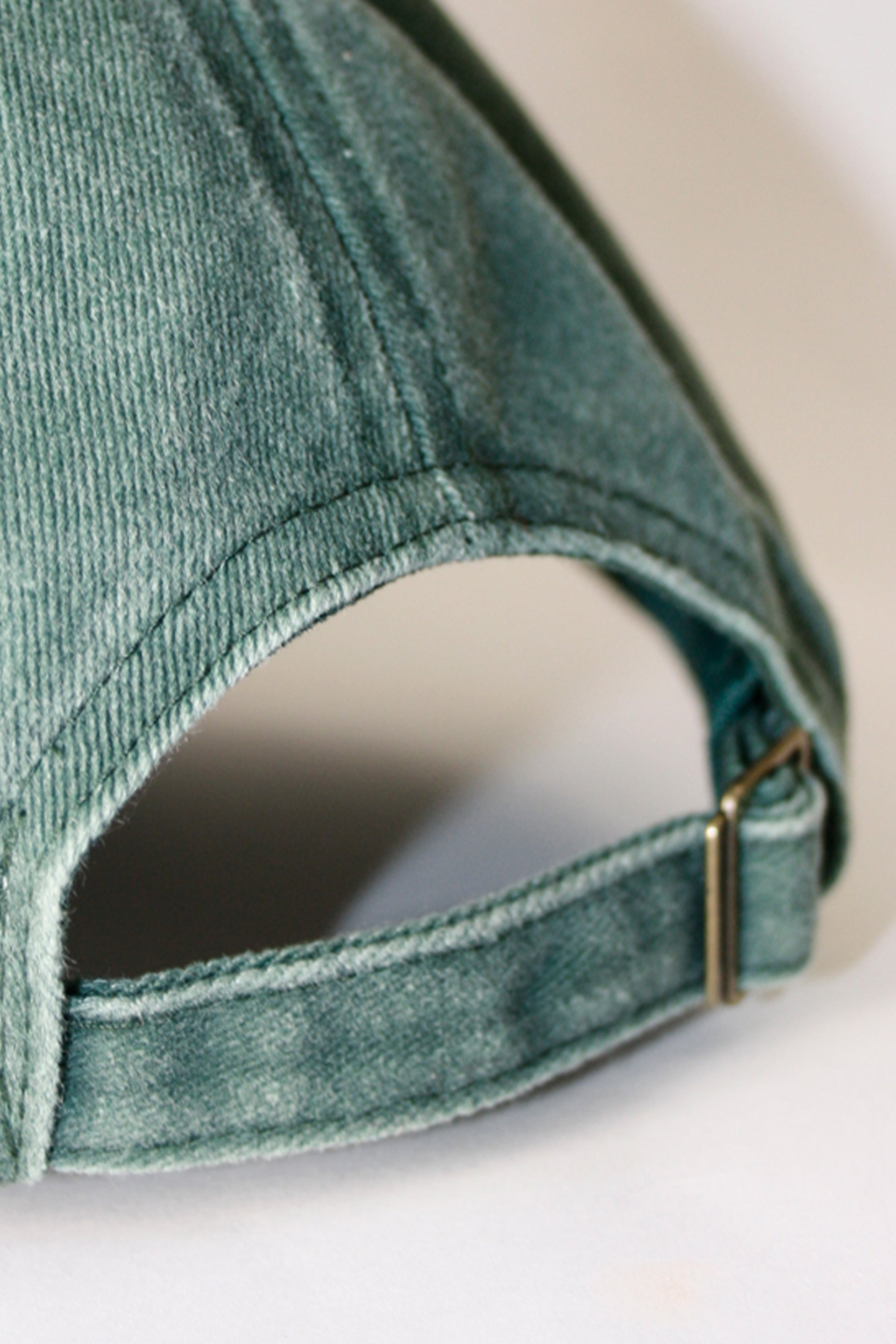 GREEN WASHED CAP