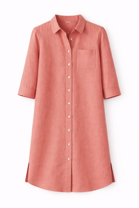 VESTIDO CAMISERO ROSA