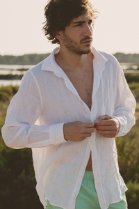 CAMISA LINO BLANCA