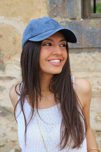 WASHED NAVY CAP
