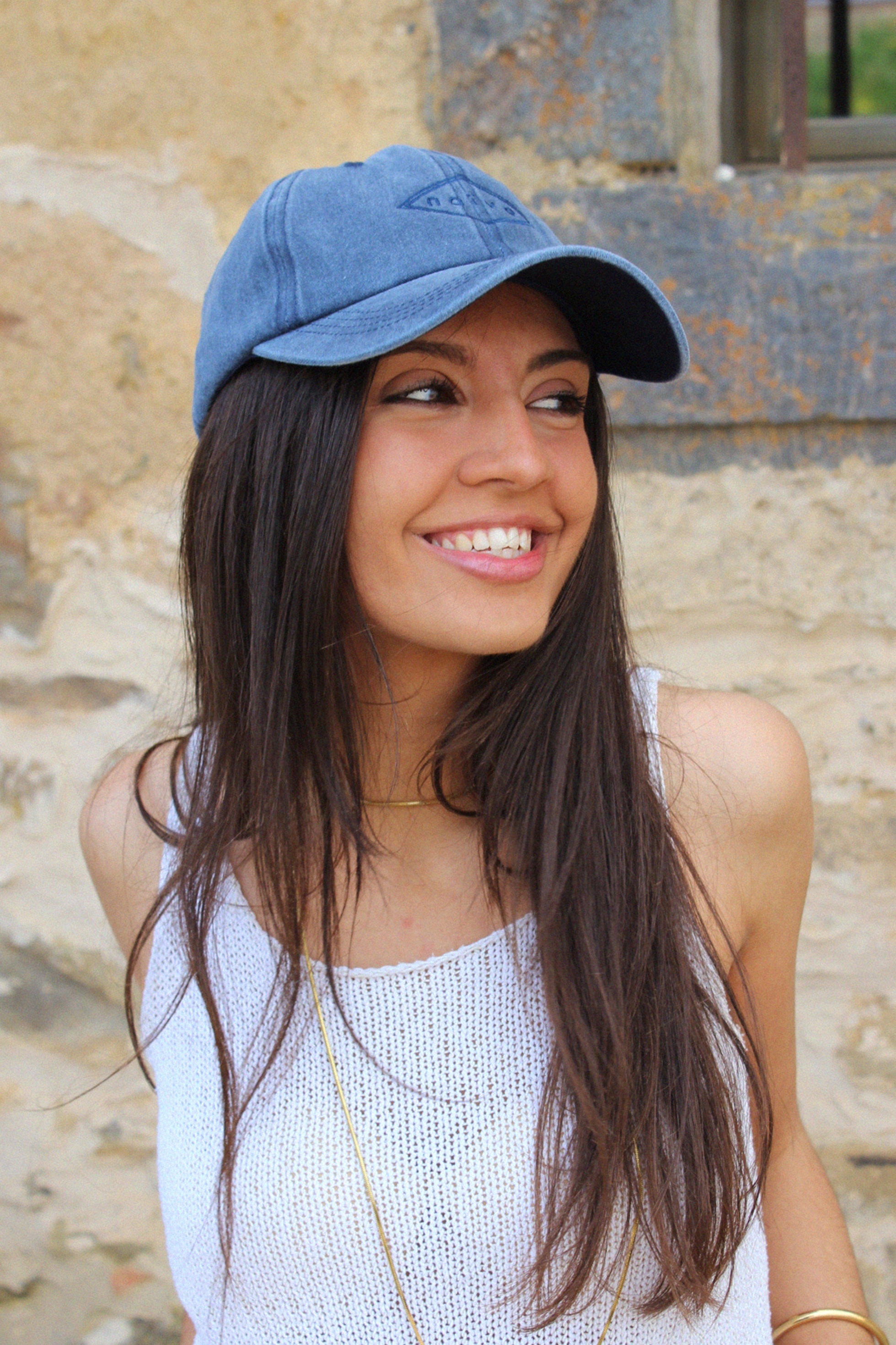 WASHED NAVY CAP